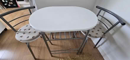 Photo of free Small table + 2 chairs (Leicester, LE1) #1