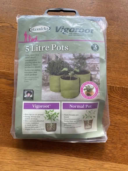 Photo of free Vigoroot 5 litre pots (Sunningwell OX13) #1