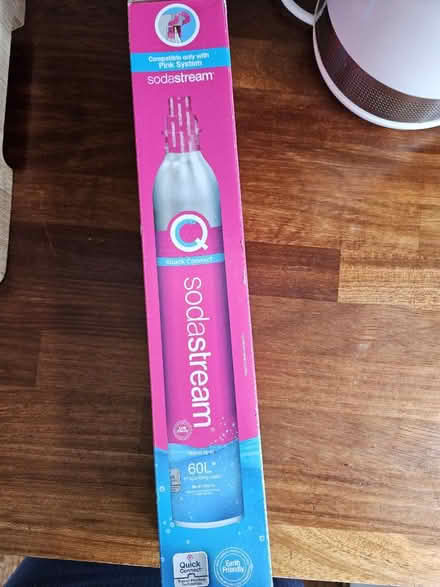 Photo of free Pink soda stream canister (West Norwood SE19) #1