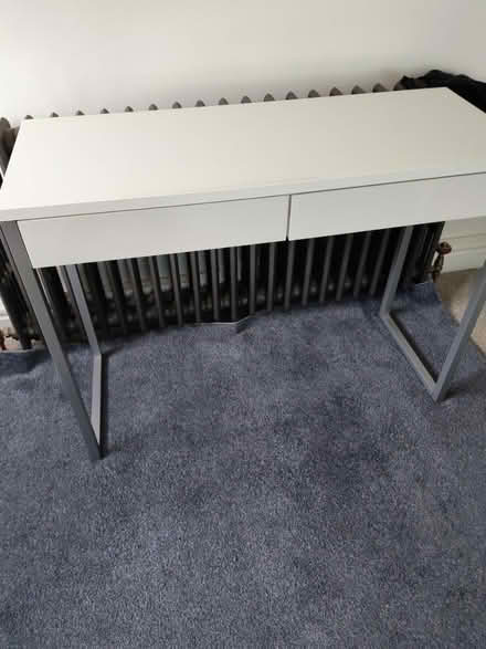 Photo of free White gloss desk or console (Greasby) #1
