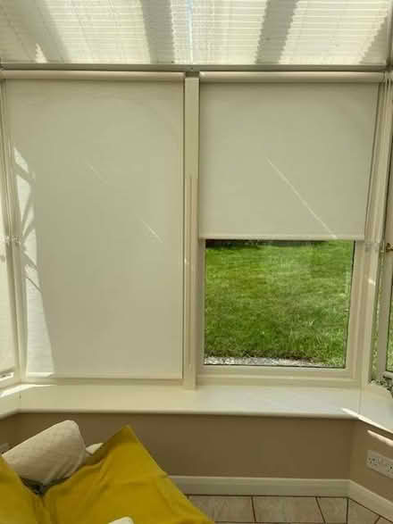 Photo of free Cream roller blinds - 10 available, will split (Steyning BN44) #3