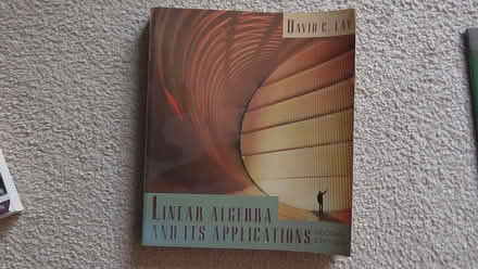 Photo of free Linear algebra book (St Albans AL4) #1