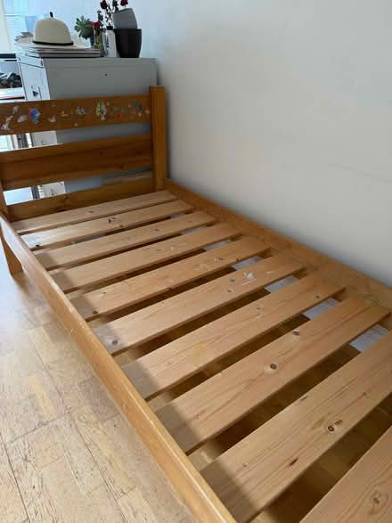 Photo of free Single bed - pine (Chesham HP5) #2