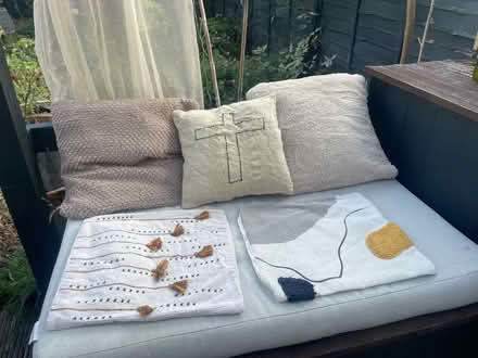 Photo of free 3 cushions / 2 cushion covers (SL6 Boyn Hill) #1