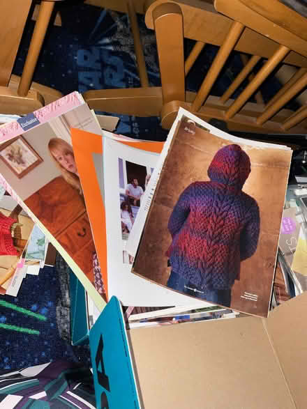 Photo of free Shoebox full of women’s knitting patterns (Liss Forest GU33) #1