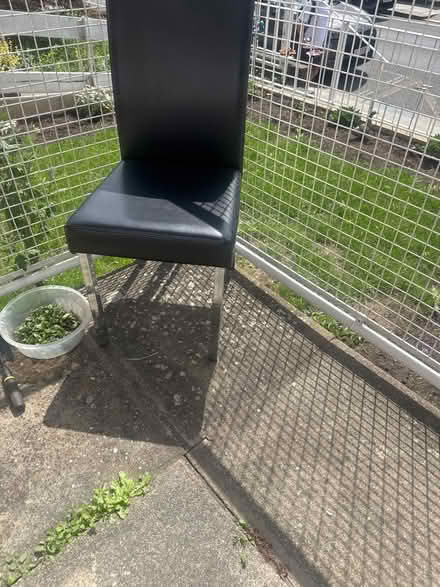 Photo of free Faux leather chair (East dulwich SE22) #1