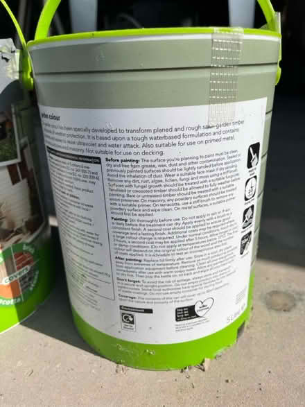 Photo of free Garden wood paint (LA7 Heversham) #2