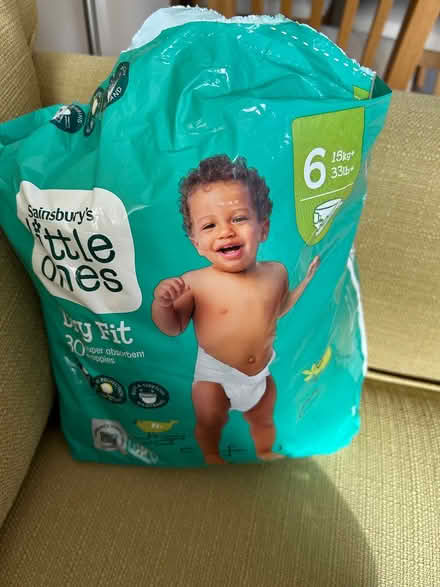 Photo of free Size 6 nappies (Horsham, Lambs Farm Rd area) #1
