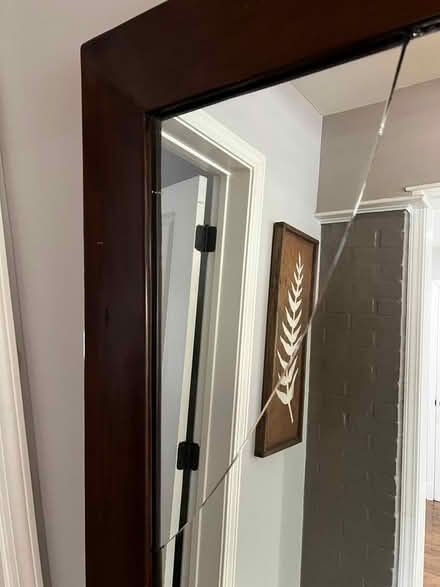 Photo of free wood frame floor mirror (West Buckhead) #3