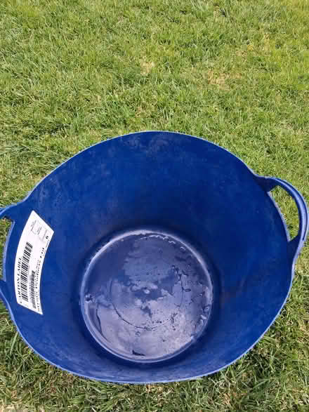 Photo of free Large blue flexible storage tub with handles (BT8) #1