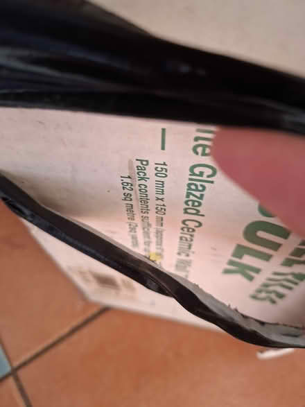 Photo of free White glazed ceramic wall tiles (Kidderminster DY11) #2