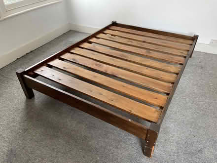 Photo of free Double bed frame - solid pine wood (N16) #2