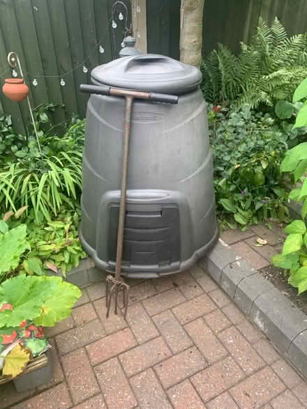 Photo of free Compost bin and fork (Willenhall, West Midlands WV12) #1