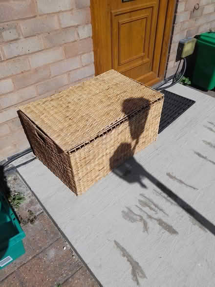 Photo of free Rattan ottoman (Killamarsh S21) #3