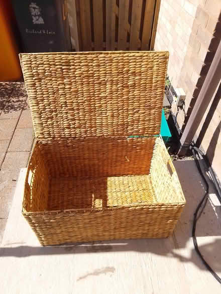Photo of free Rattan ottoman (Killamarsh S21) #2
