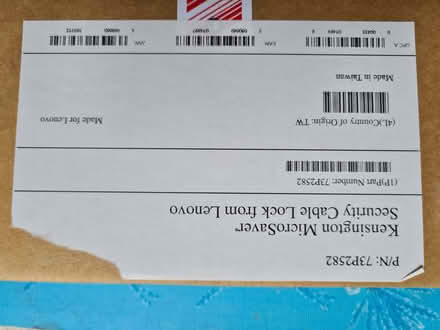 Photo of free Laptop security cable - Kensington Cable Lock (Oaklands nr Welwyn AL6) #2