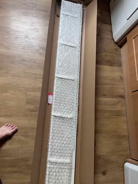 Photo of free White wooden blind Brand New (Harwell OX11) #1