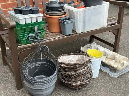 Photo of free garden pots + baskets + seed trays (Denby DE5) #1