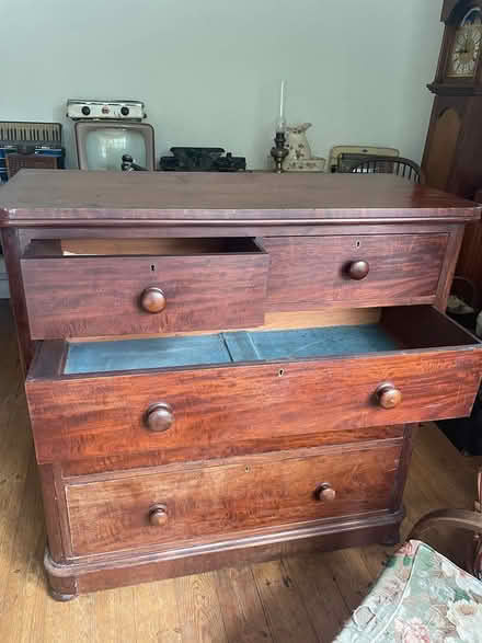 Photo of free Large mahogany chest of drawers (Headingley LS6) #2