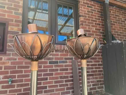 Photo of free Outdoor Torch Lamps (Ravenna/Maple Leaf) #2