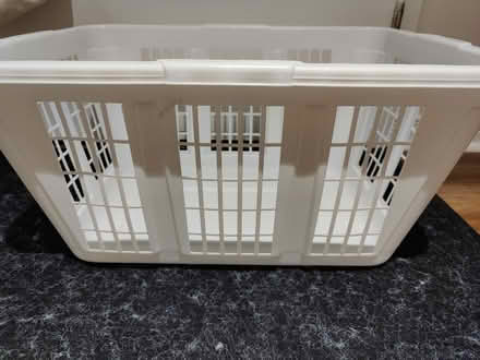 Photo of free Laundry basket (Quickie on Parkdale & Scott) #1