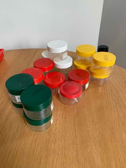 Photo of free Various plastic containers - spice jars (Wavertree Nook L15) #1