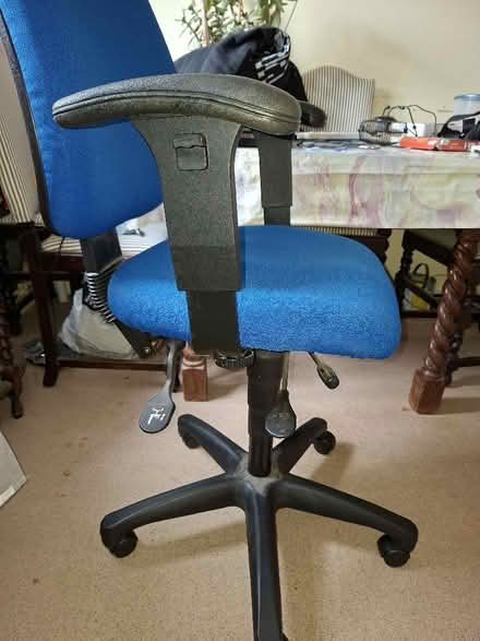 Photo of free Adjustable Office chair .. St Nicholas area (St Nicholas SG1) #2