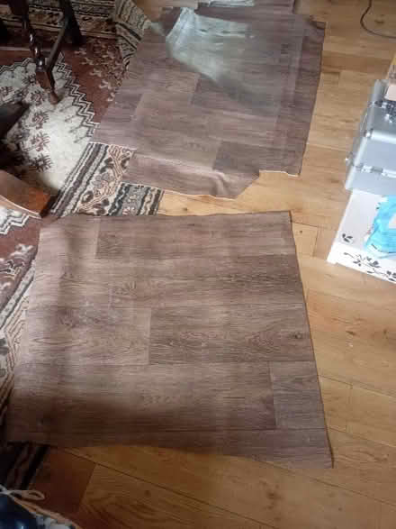 Photo of free 2 off cuts of lino (Whitehill GU35) #1