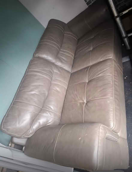 Photo of free Very nice leather sofa john lewis (SG18) #2