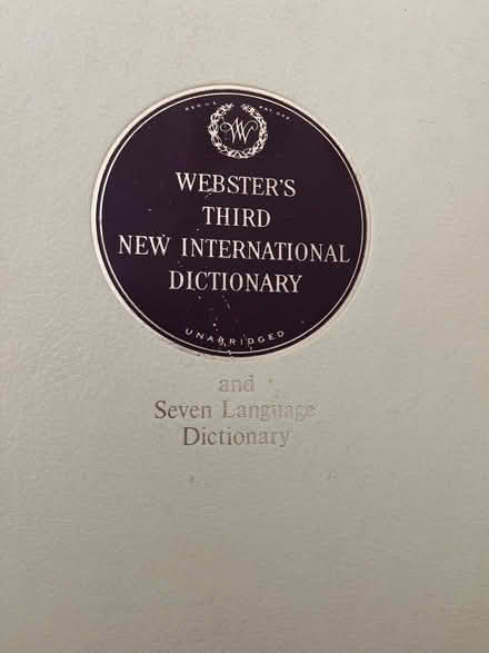 Photo of free Webster’s Dictionary set (Cambusbarron FK7) #4