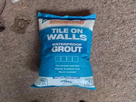 Photo of free White waterproof grout (Flintshire CH1) #1