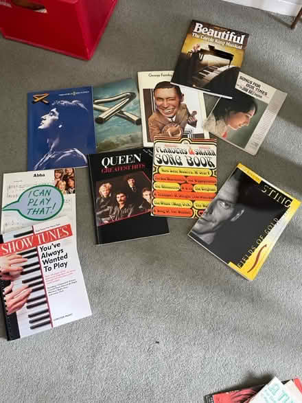 Photo of free piano/guitar/voice music books (Kenilworth) #4