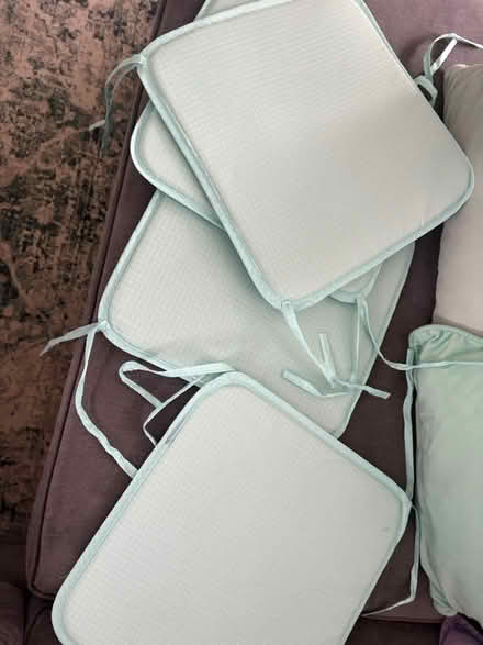 Photo of free 4 green Ikea seat pads (L36 Roby) #1