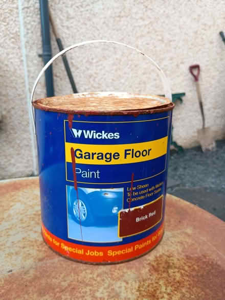 Photo of free Garage Floor Paint Full nearly tin (Bridge of Allan FK9) #1