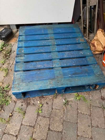Photo of free Blue Pallet (Tunbridge Wells S. TN2) #1