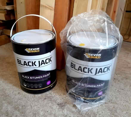 Photo of free Two 5L tins of bitumen paint (Blackness TN6) #1