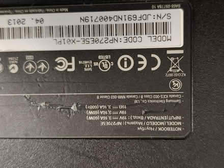 Photo of free Samsung laptop - broken, for parts (Kings Langley WD4) #3