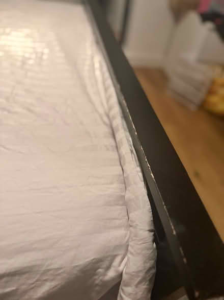 Photo of free IKEA Double Bed - black (EC1N) #4