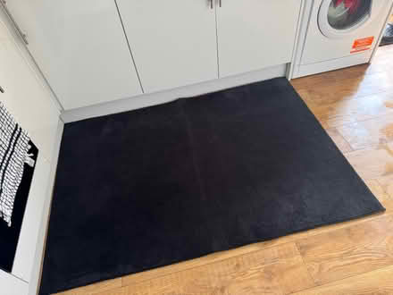 Photo of free Large black rug (Intake S12) #1