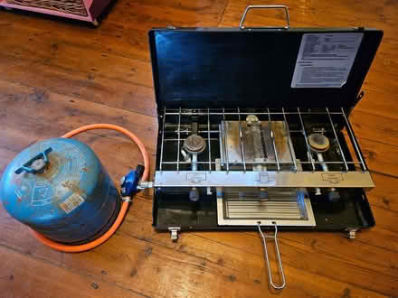 Photo of free Gas camping stove and gas bottle (Bloxham OX15) #1