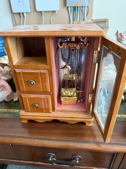 Photo of free Wooden jewellery case with door (Horndean PO8) #1