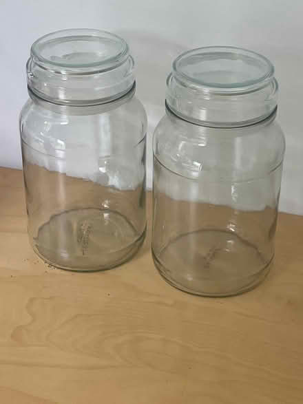 Photo of free Large glass storage jars (Bernard’s Heath, St Albans) #1