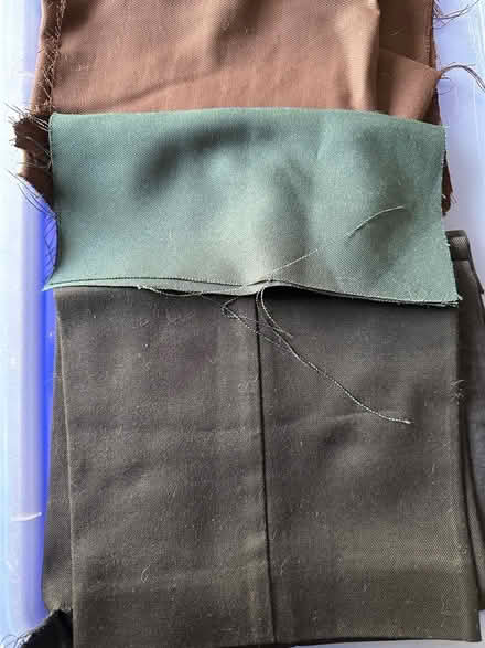 Photo of free Material for mending black brown and green (Knaresborough HG5) #1