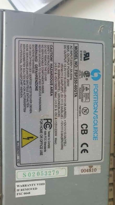 Photo of free Computer power supply (L35) #1
