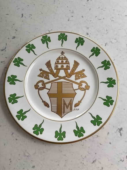 Photo of free 2 x Commemorative Pope plates (Bishopstown) #2