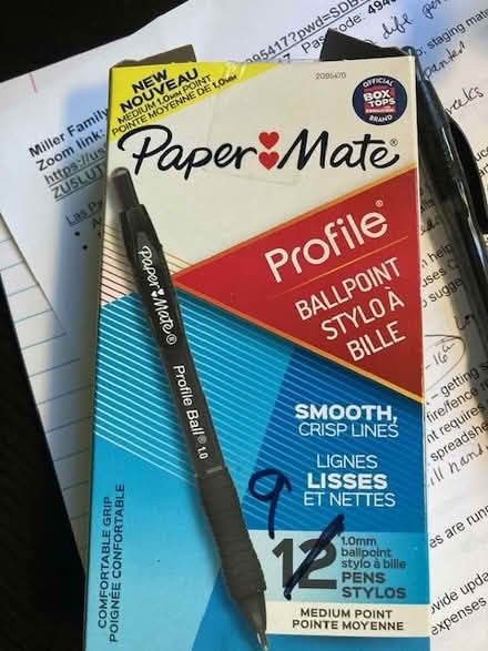 Photo of free PaperMate ballpoint pens (NIB) (Ravenna/Maple Leaf) #1