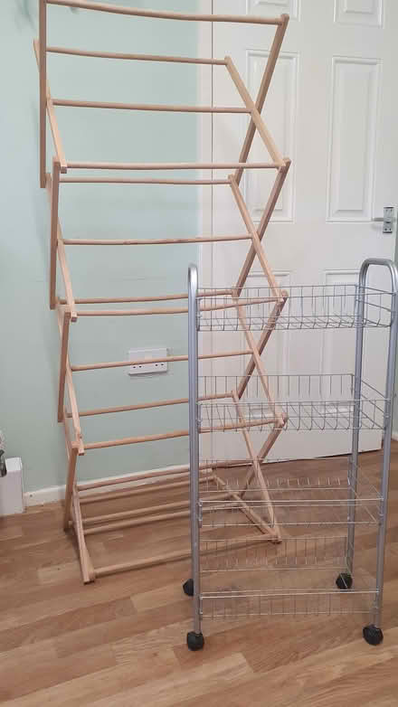 Photo of free Storage trolley &, clothes dryer (Shaw, OL2 7YL) #1
