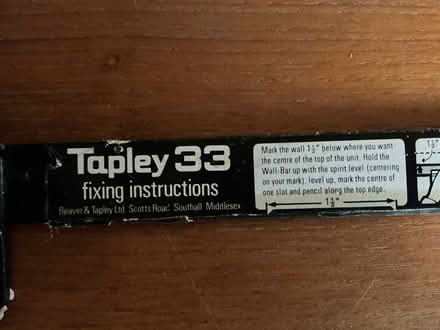 Photo of free Two Tapley teak wall units, one shelf in each (Gamlingay SG19) #2