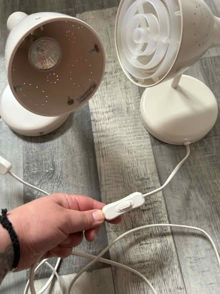 Photo of free 2 x white IKEA Snoig wall lights (East Hull HU9 2) #2
