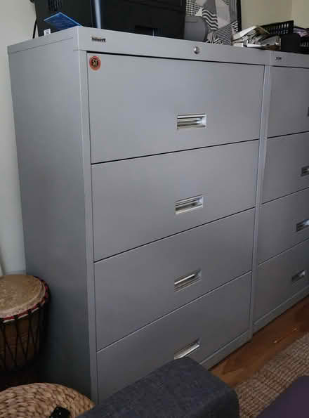 Photo of free 4-drawer legal size filing cabinet (131 Wesley Avenue) #1